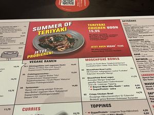 Menu   at MoschMosch in Mannheim