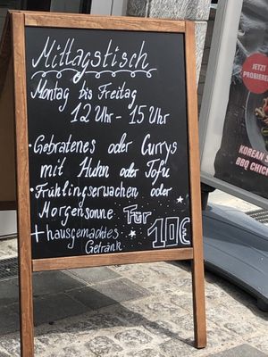 lunch options  at MoschMosch in Mannheim