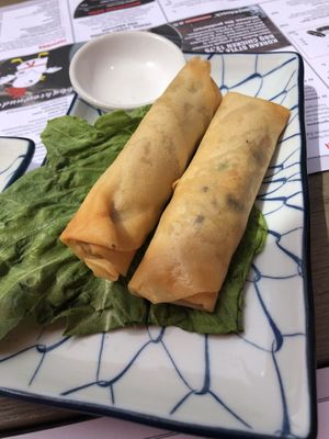 tofu spring rolls  at MoschMosch in Mannheim