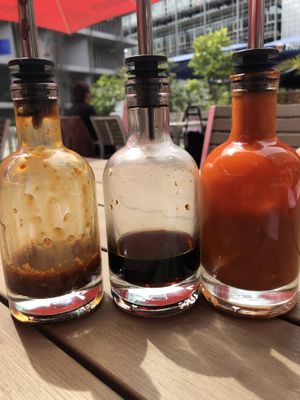 Soy, Teriyaki and Chili Sauce at MoschMosch in Mannheim