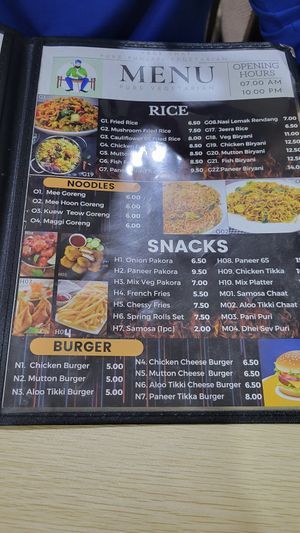  at Veg Chat in Kuala Lumpur