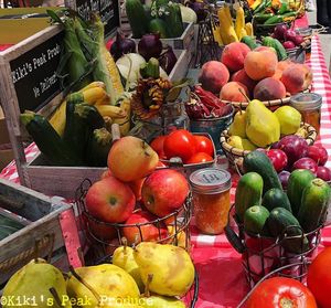 Spread at Kiki's Peak Produce in Alma