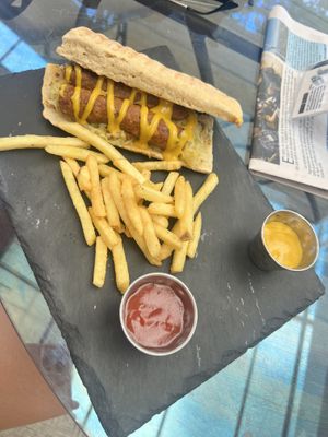   at Cafe Europa in Liberia