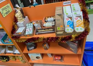 Productos de navidad  at Planeta Vegano in Madrid
