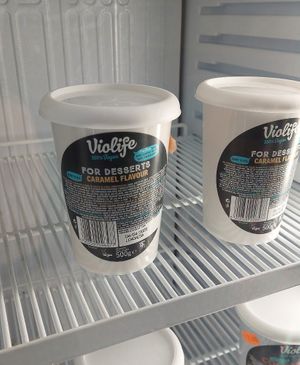Violife Dessert Sauces at Planeta Vegano in Madrid