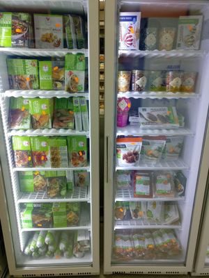 More vegan meats at Planeta Vegano in Madrid