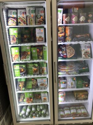 Fridges at Planeta Vegano in Madrid