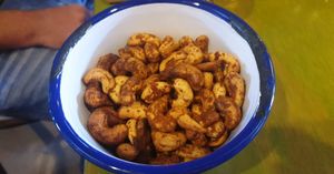 Chilli cashews at Shedshaker Brewing Company in Castlemaine