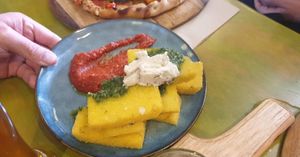 Polenta at Shedshaker Brewing Company in Castlemaine