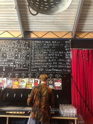 All beer and cider vegan
Photo by Teegs at Shedshaker Brewing Company in Castlemaine