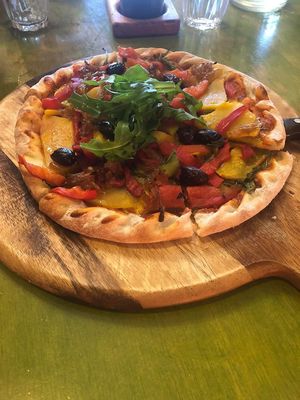 1 vegan pizza
Photo by Teegs at Shedshaker Brewing Company in Castlemaine