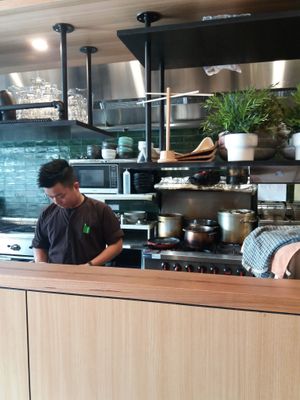 kitchen at Bambuu in Randwick