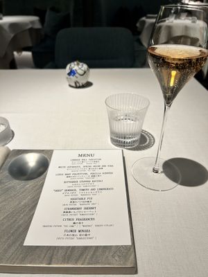 Menu  at FARO in Tokyo