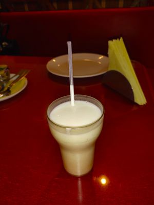 Chilled Lassi at Parivar Restaurant in Gangtok
