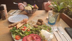 Delicious vegan choices! at Love by Noya in Estepona