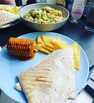 Sweet potato quesadilla. So bloody good!! at Sin Carne Cantina in Matlock