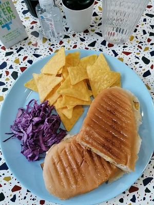 Cubanos Sandwich at Sin Carne Cantina in Matlock