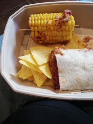 Burrito at Sin Carne Cantina in Matlock