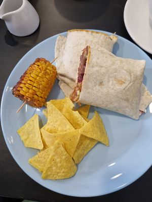 Loaded burrito 🌯 at Sin Carne Cantina in Matlock