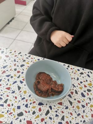 Small portion of meatballs at Sin Carne Cantina in Matlock