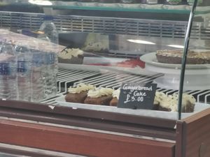 Gingerbread cake, absolutely delicious! at Sin Carne Cantina in Matlock