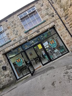 Outside at Sin Carne Cantina in Matlock