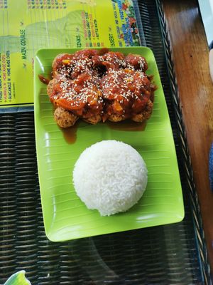 :) at Buddha Cafe in Samosir