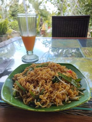 Mie goreng. at Buddha Cafe in Samosir