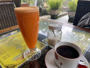   at Buddha Cafe in Samosir