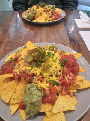 Yummie loaded nachos at Lemon Grove Cafe in Tavistock