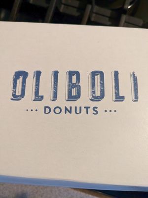 Box of donuts at Oliboli Donuts in Tustin