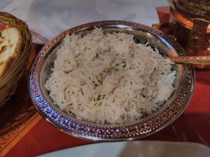 Spiced rice at Indisches Curry Haus in Schweinfurt