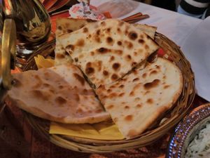 Vegan naan at Indisches Curry Haus in Schweinfurt