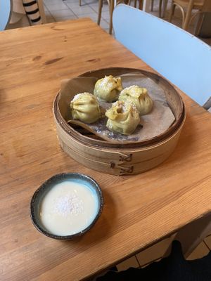 Kiwi fruit dumplings - don’t miss them!   at Dim Sum Spot - Letná in Prague