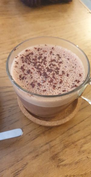 Chocolat chaud at Millefolium in Pau