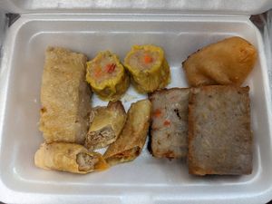 A selection of dim sum at Po Lin Yuen 寶蓮苑素食 - Shek Tong Tsui in Hong Kong Island