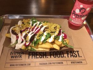 Pout Pink Persia Fries at Frittenwerk - Hbf Düsseldorf in Dusseldorf