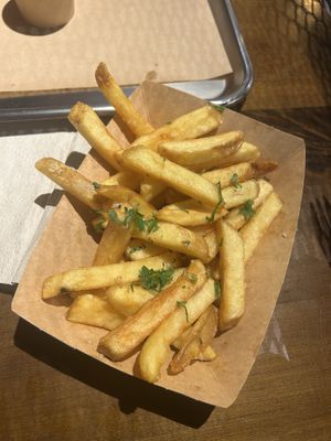 Garlic fries  at Frittenwerk - Hbf Düsseldorf in Dusseldorf