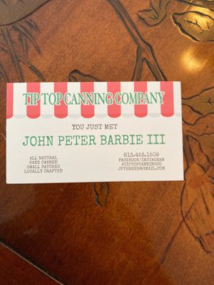 Info at Tip Top Canning Company in Tampa