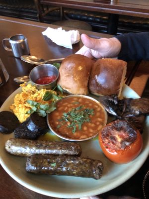 Vegan Full breakfast - Excellent! 👍👍  at Dishoom in East London