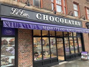 Front at Li-Lac Chocolates - Greenwich Ave in New York City