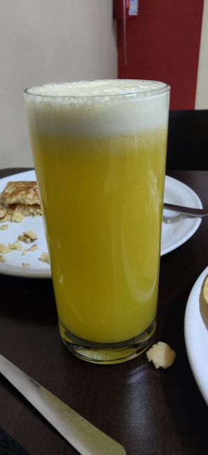 Agua fresca at Vegetariano Dalia's Restaurante in Guadalajara