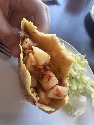 Gordita   at Vegetariano Dalia's Restaurante in Guadalajara