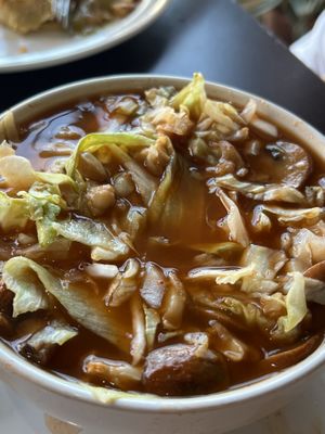 Pozole  at Vegetariano Dalia's Restaurante in Guadalajara