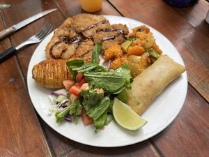   at La Vianda Feliz in San Lorenzo