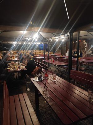 Outdoor area at Baraka in Berlin