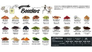 The boosters look amazing! at F&P Smoothie Cafe in Tokyo