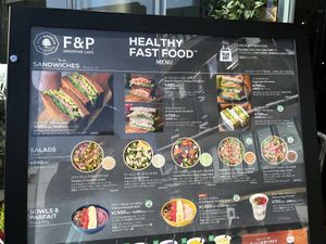   at F&P Smoothie Cafe in Tokyo
