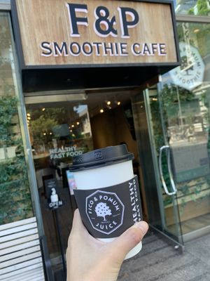   at F&P Smoothie Cafe in Tokyo