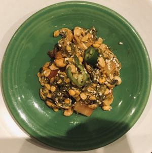 Tea leaf salad at Mandalay in San Francisco